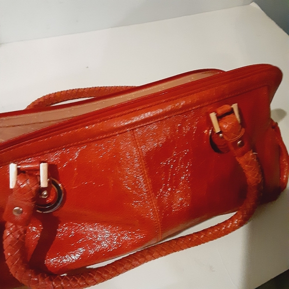 THE ITALIAN COLLECTION LA GIOE DI TOSCANA BY SHARON GIOE LEATHER HANDBAG - Picture 9 of 16